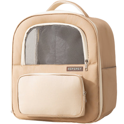 Breathable Pet Carrier Backpack, Warm & Comfortable Cat Dog Travel Backpack With Mesh Window